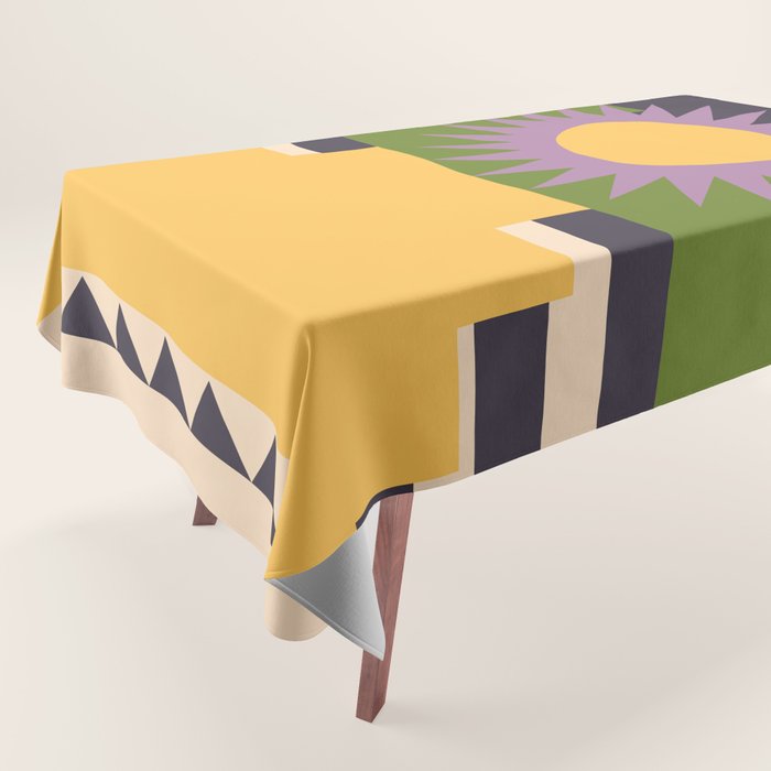 Geometric Abstraction 14 Tablecloth Gallery Image 1