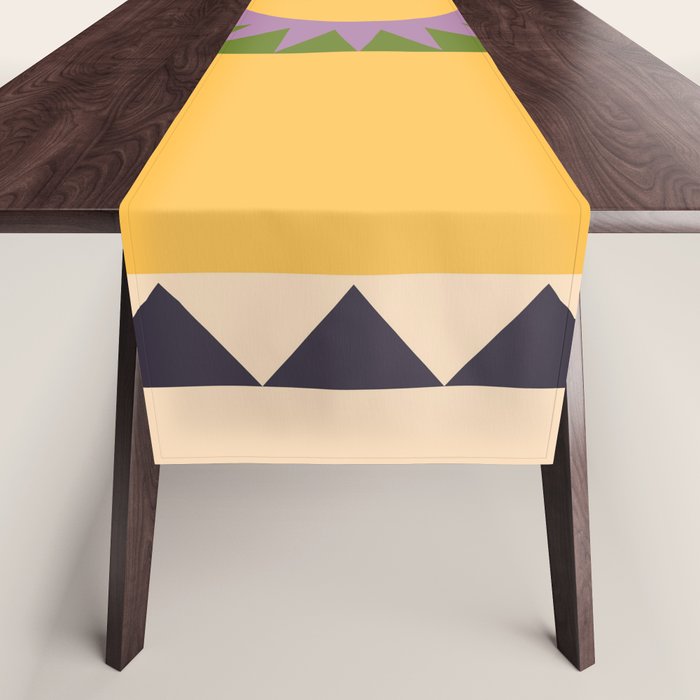 Geometric Abstraction 14 Table Runner Gallery Image 1