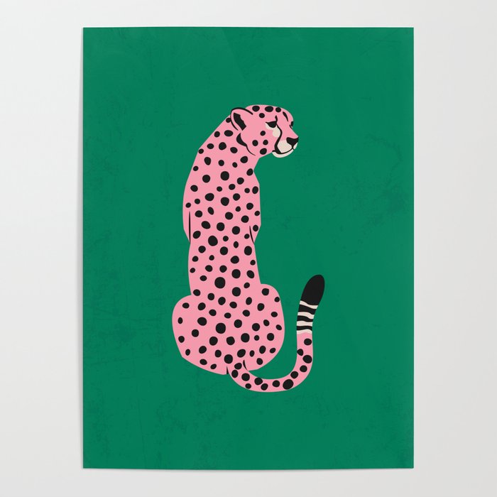 The Stare: Pink Cheetah Edition Poster Gallery Image 1