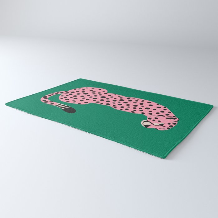 The Stare: Pink Cheetah Edition Rug Gallery Image 3