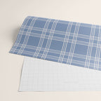 Blue Gingham Wrapping Paper Gallery Image 2