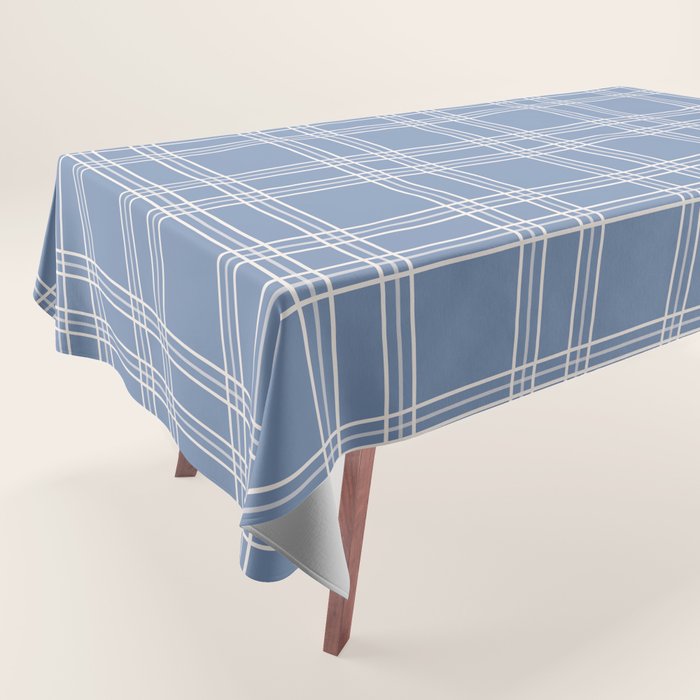 Blue Gingham Tablecloth Gallery Image 1