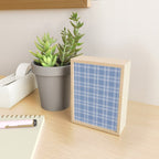 Blue Gingham Mini Art Print Gallery Image 2