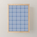 Blue Gingham Mini Art Print Gallery Image 1