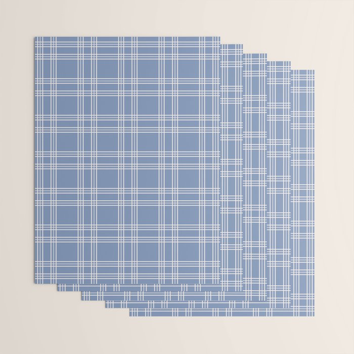 Blue Gingham Wrapping Paper Gallery Image 3