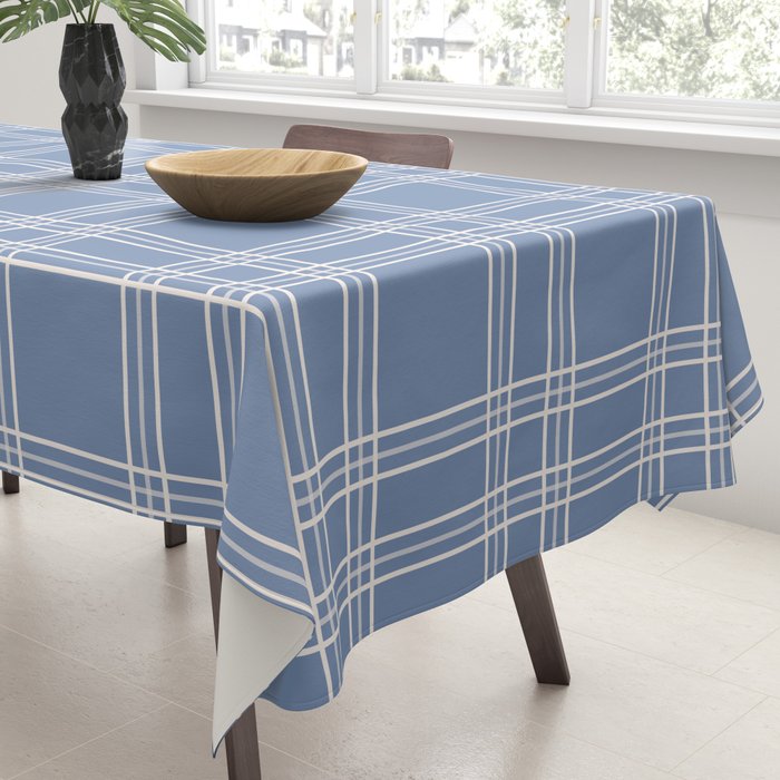 Blue Gingham Tablecloth Gallery Image 3