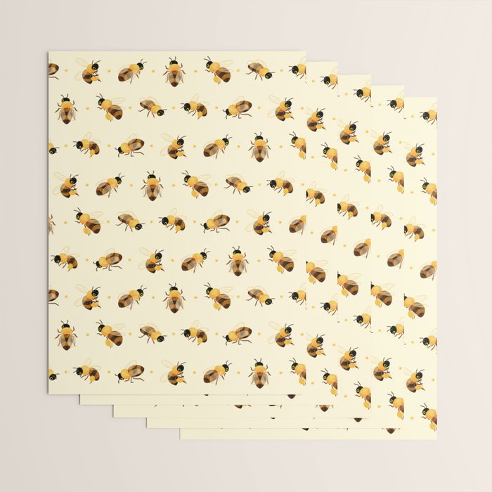 Honey bees Wrapping Paper Gallery Image 3