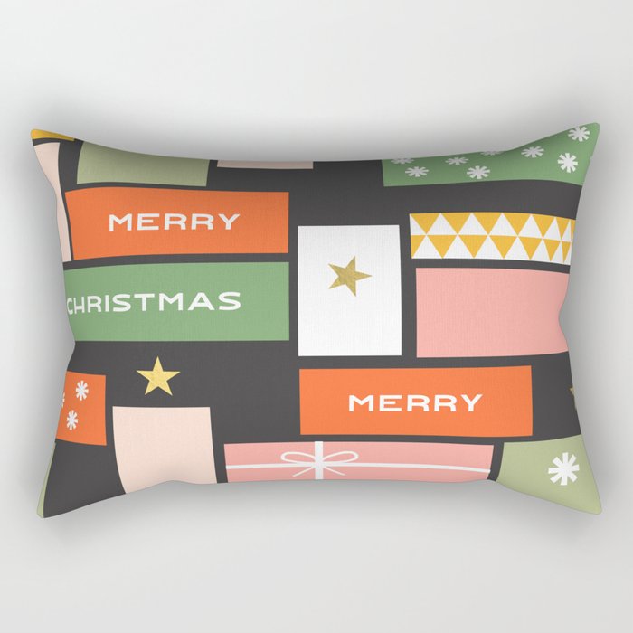 Christmas presents Rectangular Pillow Gallery Image 2