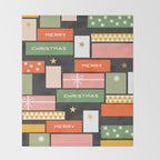 Christmas presents Throw Blanket Gallery Image 2