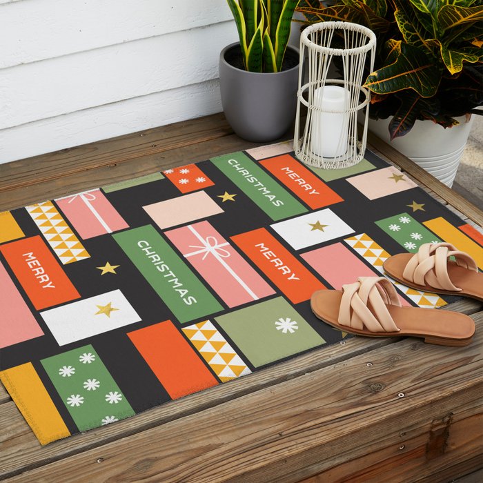 Christmas presents Outdoor Rug Gallery Image 2