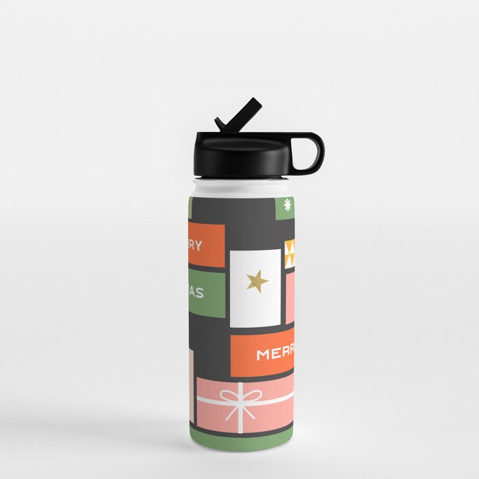 Christmas presents Water Bottle Gallery Image 1