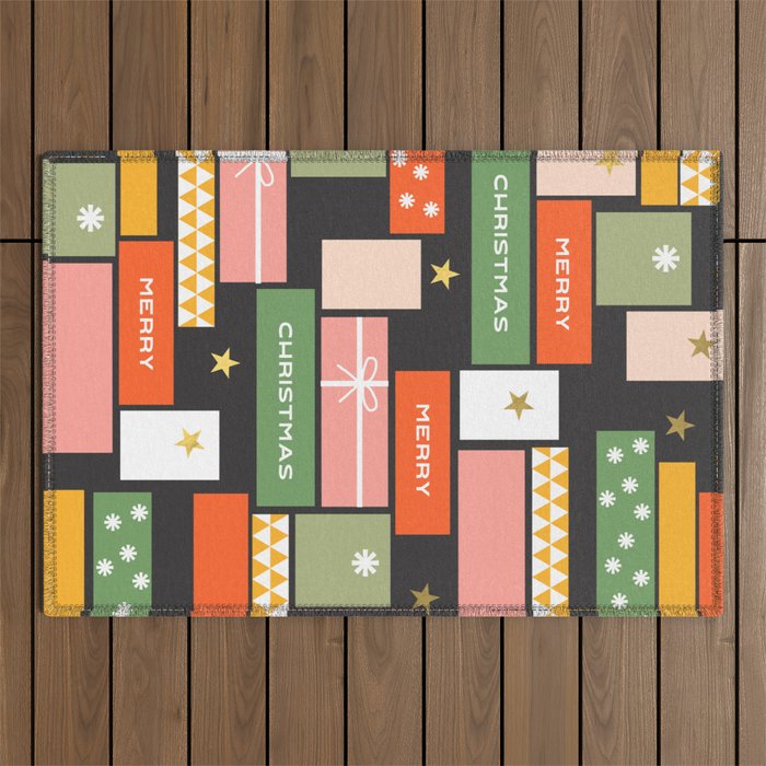 Christmas presents Outdoor Rug Gallery Image 1