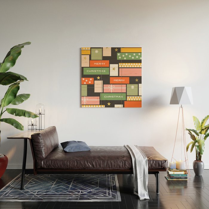 Christmas presents Wood Wall Art Gallery Image 2