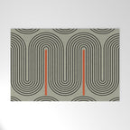 Retro Pattern Lines Welcome Mat Gallery Image 1