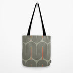 Retro Pattern Lines Tote Bag Gallery Image 2
