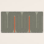Retro Pattern Lines Desk Mat Gallery Image 3