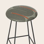 Retro Pattern Lines Stool Gallery Image 2