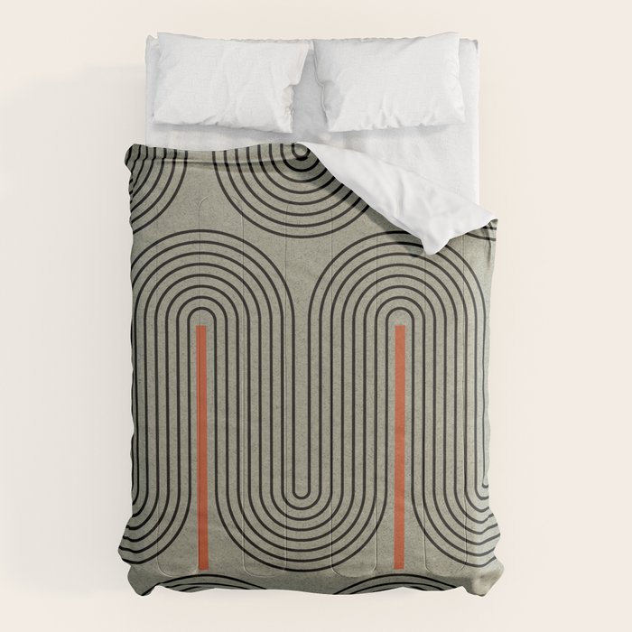 Retro Pattern Lines Comforter Gallery Image 1