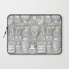 Antique pottery neutral Laptop Sleeve Gallery Image 1
