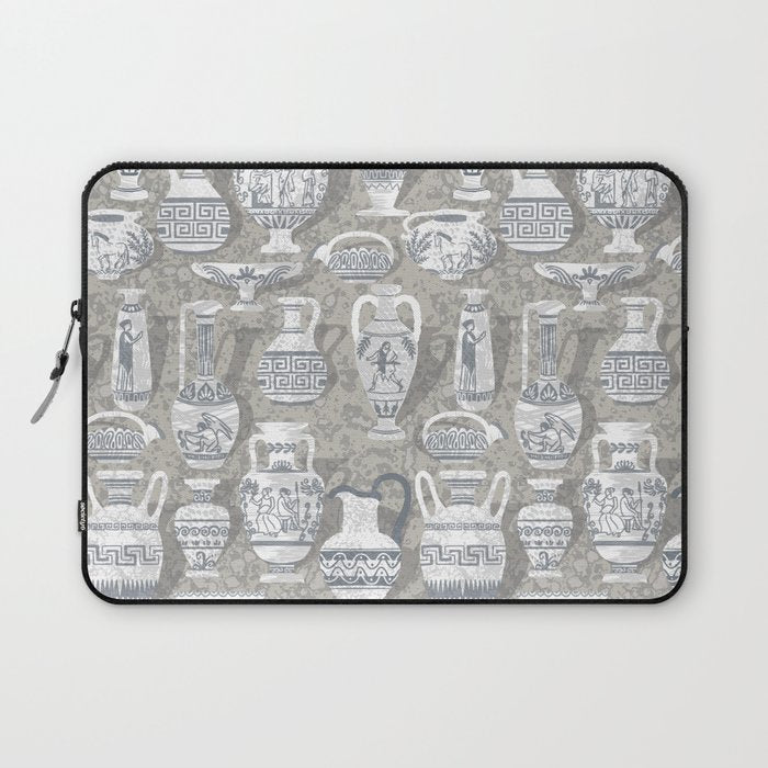 Antique pottery neutral Laptop Sleeve Gallery Image 1