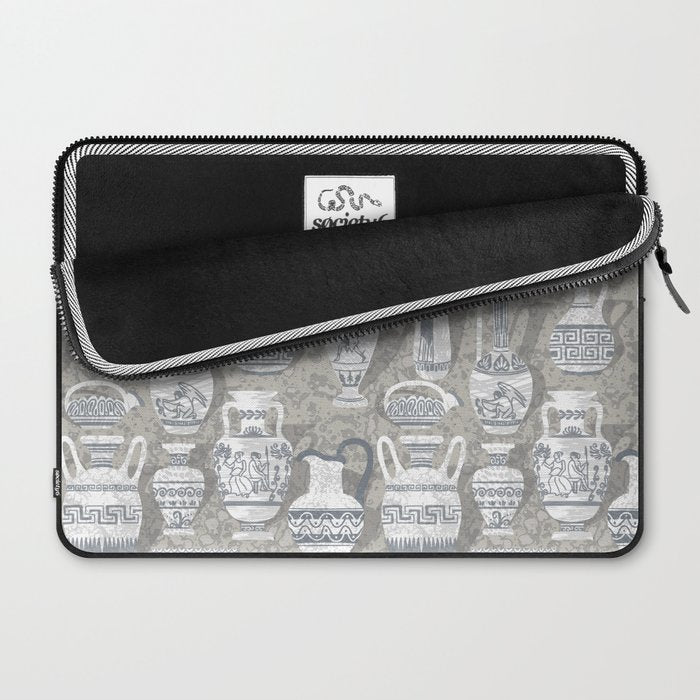 Antique pottery neutral Laptop Sleeve Gallery Image 2