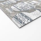 Antique pottery neutral Welcome Mat Gallery Image 2