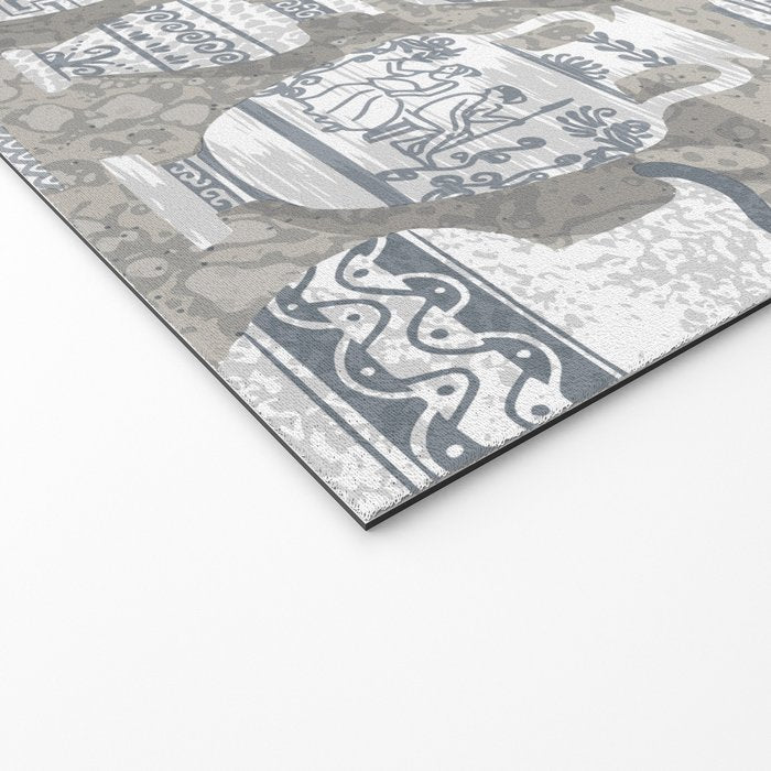 Antique pottery neutral Welcome Mat Gallery Image 2