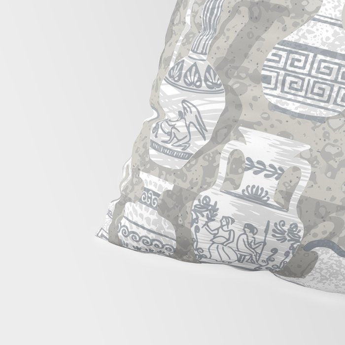 Antique pottery neutral Pillow Sham Gallery Image 4
