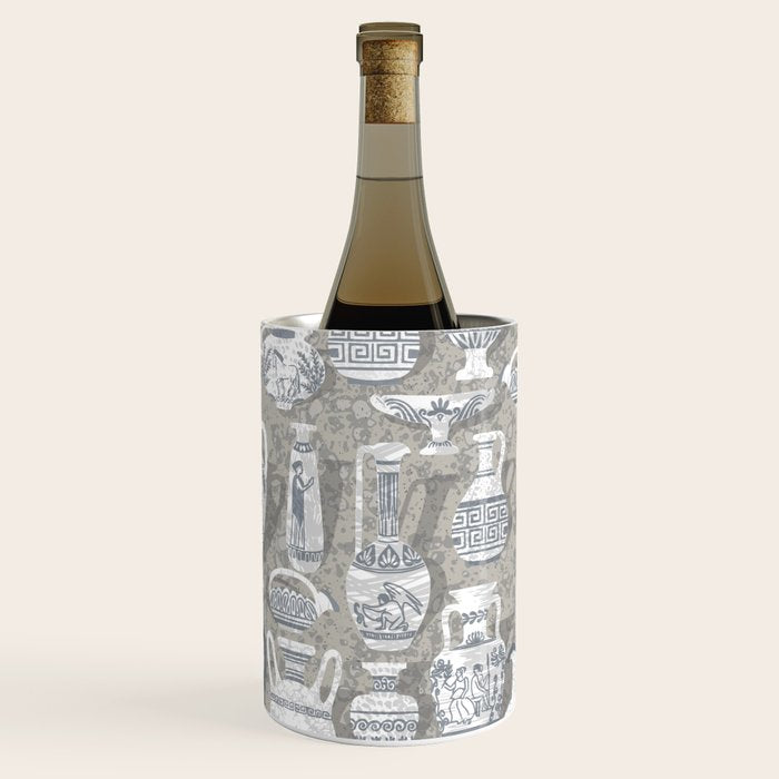 Antique pottery neutral Wine Chiller Gallery Image 3