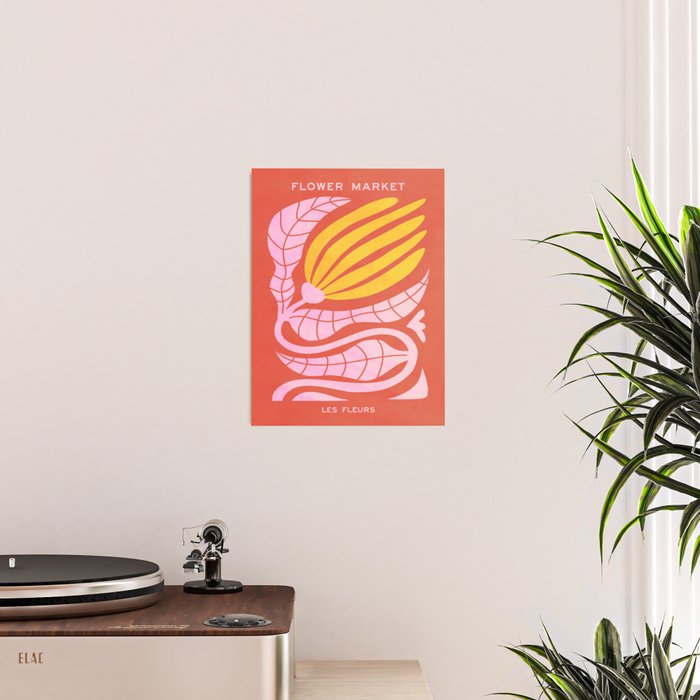 Sunglow & Cotton Candy: Les Fleurs | Flower Market Color Series 05 Poster Gallery Image 2