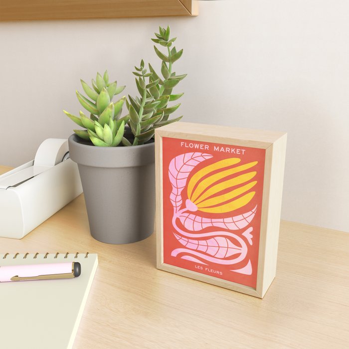 Sunglow & Cotton Candy: Les Fleurs | Flower Market Color Series 05 Mini Art Print Gallery Image 2