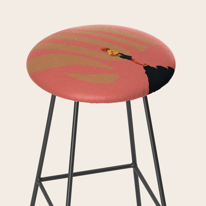 Pink Summer Sun Stool Gallery Image 2