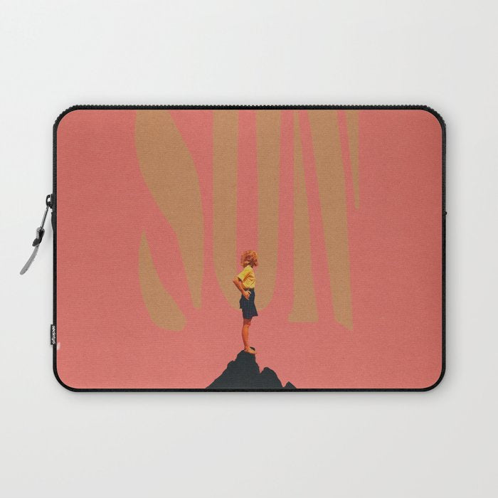 Pink Summer Sun Laptop Sleeve Gallery Image 1