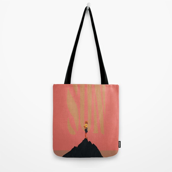 Pink Summer Sun Tote Bag Gallery Image 2