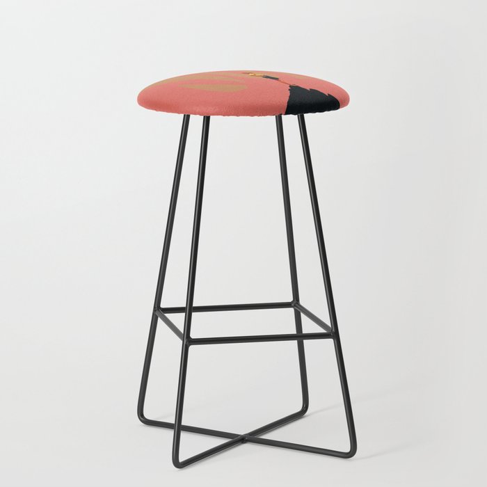 Pink Summer Sun Stool Gallery Image 1