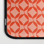 Geometric Leaves  Pink and Red Laptop Sleeve Gallery Image 3