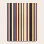 Classic Stripes IX - Bauhaus Palette Notebook Gallery Image 4
