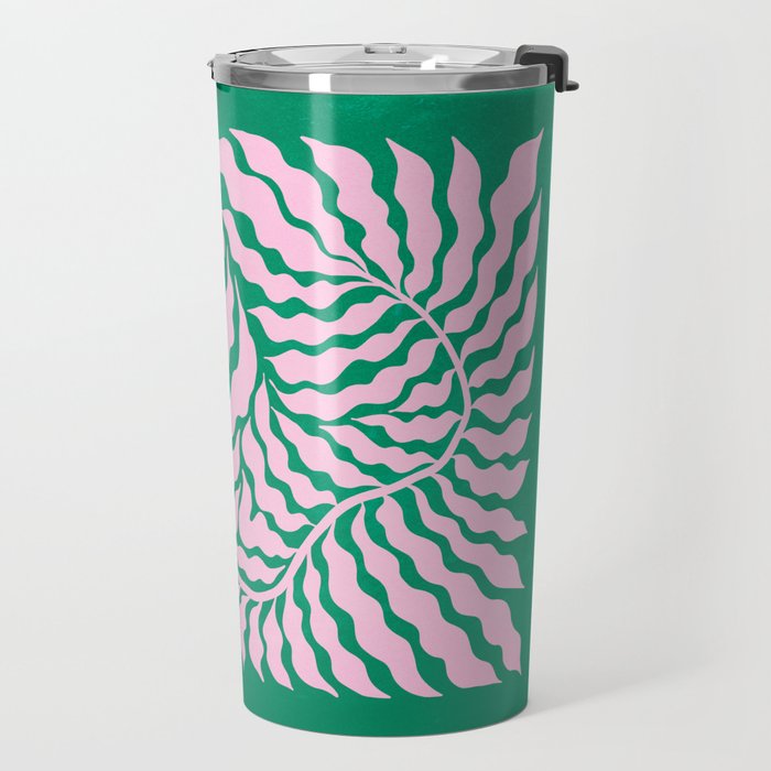 Sage & Chantilly Fern: Ferns 01 Travel Mug Gallery Image 2