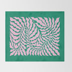 Sage & Chantilly Fern: Ferns 01 Throw Blanket Gallery Image 2