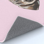Pug with Pink Bubble Gum Rug Gallery Image 4