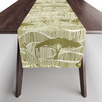 Wildlife Safari Savannah moss Table Runner Gallery Image 1