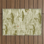 Wildlife Safari Savannah moss Outdoor Rug Gallery Image 1