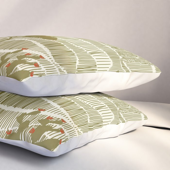 Wildlife Safari Savannah moss Pillow Sham Gallery Image 3