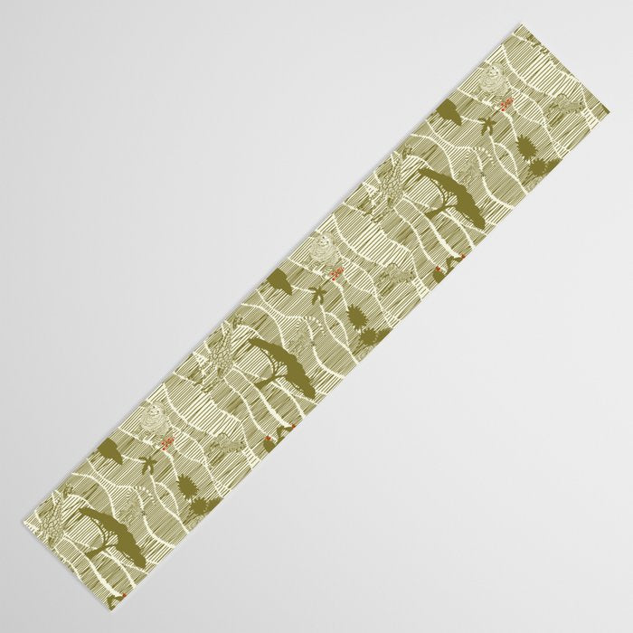 Wildlife Safari Savannah moss Table Runner Gallery Image 3
