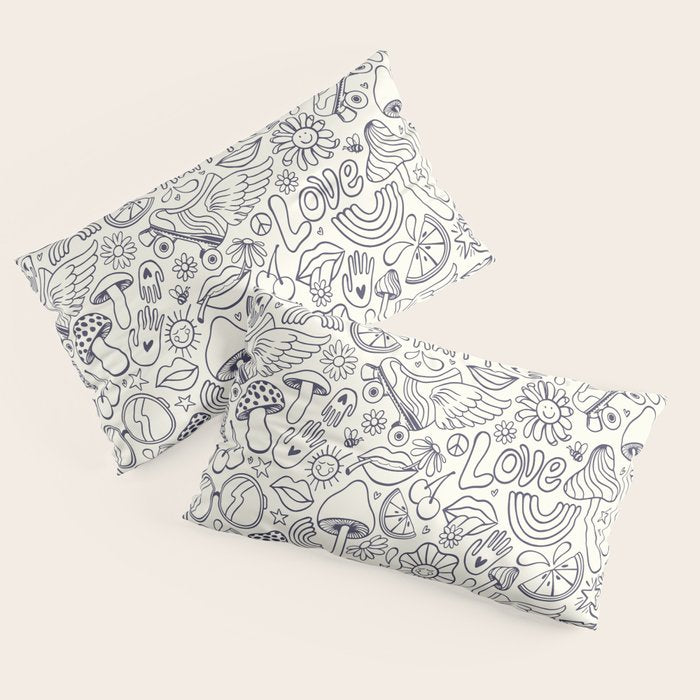Love Happy Pillow Sham Gallery Image 2