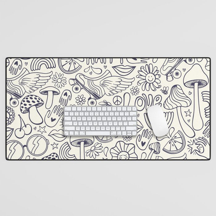 Love Happy Desk Mat Gallery Image 1