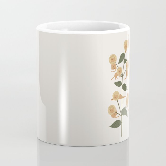Cat and Plant 7B Coffee Mug Gallery Image 4