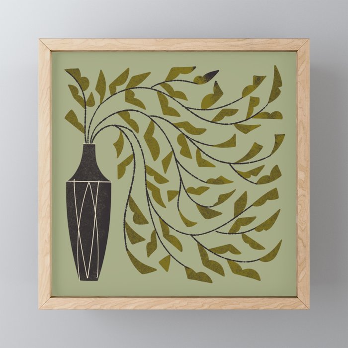 Many Leaf Bouquet Mini Art Print Gallery Image 1