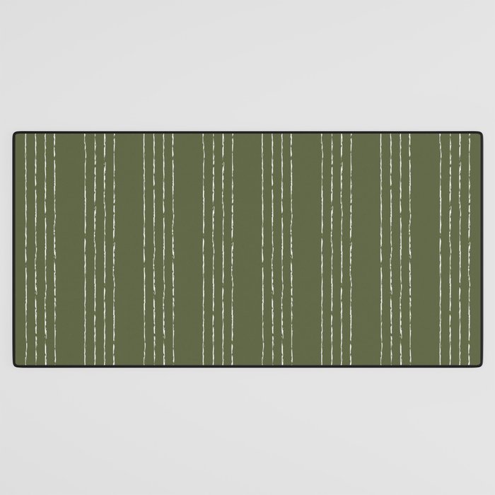 Lines #5 (Moss Green) Desk Mat Gallery Image 3