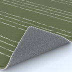 Lines #5 (Moss Green) Rug Gallery Image 4